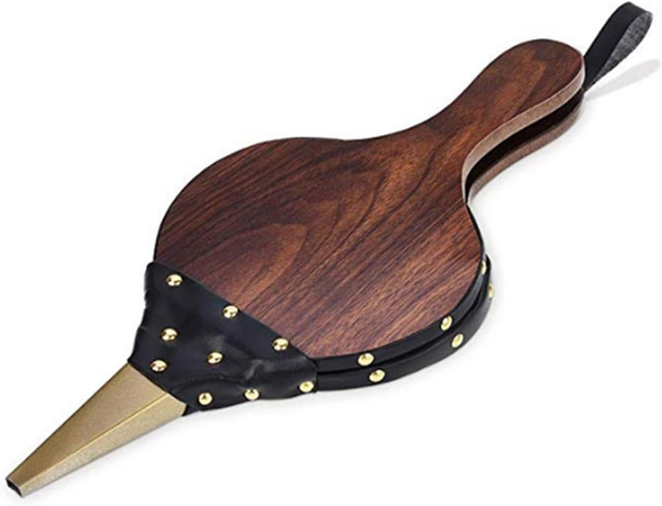Fuelles de Chimenea, Soplador de Aire de Madera, Soplador de Chimenea Manual, Incluye Cordón Para Colgar, Adecuado Para Barbacoas En Casa, Acampadas, Chimeneas y Senderismo, 30.5 x 12.5cm