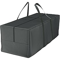 Borsa Per Cuscini Da Giardino 173x76x51cm - Impermeabile Con Cerniera