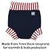 Splash About Kids' Reusable Swim Happy Nappy - Navy/Red Stripe, X-Large (12-24 Months)