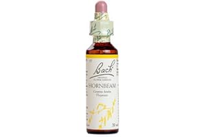 Bach - Flor de Bach Hornbeam, Complemento Alimenticio, con Extracto de Flores de Hojarazo, Uva de Alc 27% Vol, Ayuda a Gestionar las Emociones Cuando Se Quiere Tener Más Entusiasmo - 20 ml