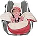 Wallaboo Baby Blanket Coco - For Car seat and Travel - 100% Pure Cotton - 90 X70 cm - For Babies from Newborn - Red