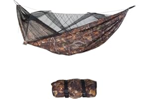 AMAZONAS Moskitiera Traveller Forest Ultra Light ze 100% bardzo stabilnego i oddychającego nylonu Ripstop, ok. 500 g, wymiary opakowania 24,5 x 8,5 cm, 275 cm x 140 cm