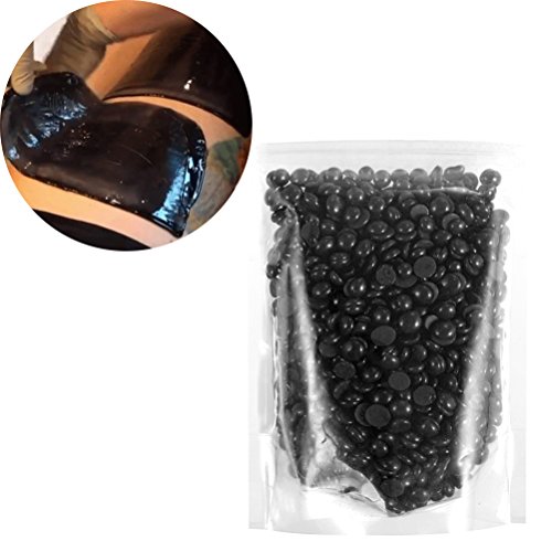 Hard Wax Beans – Stripless & Painless Depilatory Waxing Kit – For Legs, Underarms, Brazilian Bikini, Eyebrow, Upper Lip, Face & Body