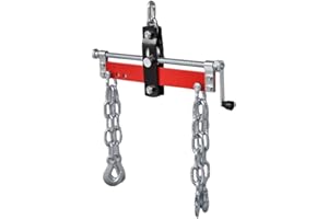 SOULONG Engine Hoist Leveller, 900 kg Crane Balancer with Handle for Shop Crane Winch Hoist Lifter with Four Hooks and Crank Handle