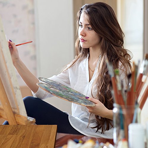 NEW YEAR’S DEAL 72% OFF! Rabatt HEUTE! Künstlerpinsel-Set für Acryl, Aquarell, Öl, Gouache, und Gesichtsfarbe von Santa Fe Art Supply™. 15 30 cm professionelle Pinsel + 1 Pinsel mit kurzem Griff im Transportetui. #1 Bestseller. Lebenslange Garantie - 2