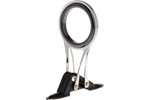 Ocobudbxw Anillo guía de caña de pescar Guía de línea de poste anillos superiores plegables de acero inoxidable telescópico DIY anillo de Kit de reparación de accesorios de aparejos reemplazo