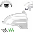 CTXSumTec Universal Sun Rain Shade Camera Cover Shield Wall Mount Bracket Case for Nest/Ring/Arlo/Dome/Bullet Outdoor Security Camera Protection Case (White)
