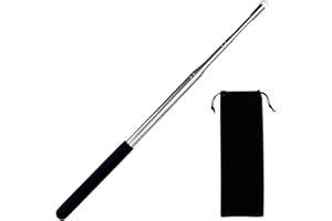 ‎SCETTAR Scettar Zeigestab Ausziehbar 120cm, Teleskop Zeigestab, Edelstahl Lehrer Zeigestock, für Lehrer Whiteboard Tafel Zeiger, für Präsentationen Formate Seminare