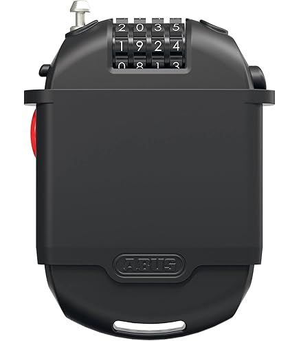 ABUS Combiflex-kabelslot - slot voor beveiliging van ski's, helm, kinderwagen en bagage - Trip 105-105 cm lang - 3 mm dik - met cijfercode - zwart