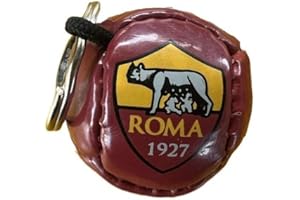 Acube srl Portachiavi Pallone ROMA UFFICIALE in Similpelle Portachiave Stemma della Magica Lupa