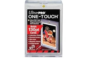 ULTRAPRO 5 Ultra Pro 130pt Magnetic One Touch Card Holders (5 Total) 81721 - Fits Cards Up To 130 Point in Thickness
