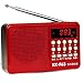 Produktbild WSY Mini-FM-Radio-Lautsprecher-Player, Stereokartenlautsprecher Digitalradio FM-Micro-SD/TF-USB-Festplatte MP3-Radio LCD-Display Internetradio, für Schlafzimmerbüro