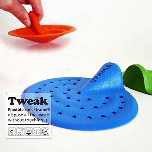 TWEAK SMALL GELB – INNOVATIVE DRAINER SILICON FÜR IHRE SINK - 5