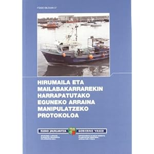 (b) manipulacion de la pesca del dia en embarcaciones de red enmalle (Itsaso)