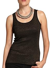 Morgan 152-DEBAR1.N-Camiseta de tirantes Mujer,