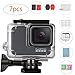 Produktbild leegoal Wasserdichter Gehäuse für GoPro Hero 7 White/Silver, Dive Housing Cover Underwater Protective Housing Shell 45m mit Halszubehör für Go Pro Hero7 Action Camera
