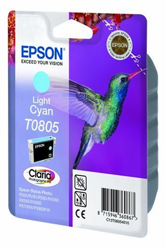 Epson T0805 Tintenpatrone Kolibri, Singlepack light cyan - 2
