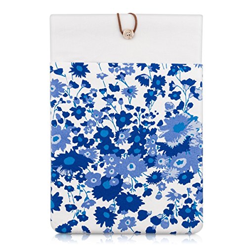 kwmobile Laptoptasche H  lle Sleeve f  r 12 5 13  13 3 Laptop Ultrabook - Notebook Tasche Schutzh  lle mit Nelken Mix Design Laptop Case H  lle in Bla