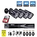 Price comparison product image TOROCAT 4CH Max up to 5.0MP CCTV Camera Systems with 1TB HDD 4 Channel DVR Security Camera System 4x1440P CCTV Kits 4pcs 4.0MP Outdoor Video Surveillance Security Cameras Night Vision to 30M