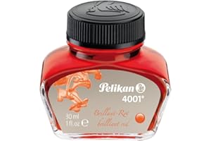 Pelikan Tinta estilografica 4001 rojo brillante frasco 30 ml, en caja de regalo