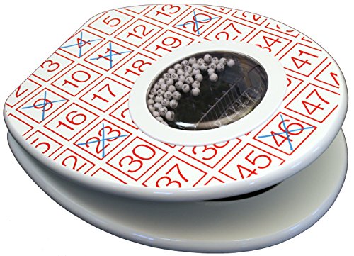 Preisvergleich Produktbild WC Deckel, Toilettendeckel "LOTTO AUF DEM WC"