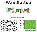 Produktbild Wandtattoo Wandtattoos Wand Tattoo Tattoos Sticker Aufkleber Fußball Fußbälle Spielfeld Rasen WM