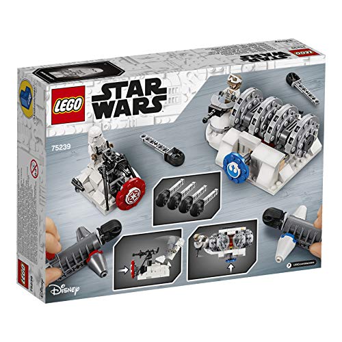 LEGO-Star-Wars-Action-Battle-Attacco-al-Generatore-di-Hoth-con-Due-Minifigures-Snowtrooper-e-un-Trooper-Ribelle-Set-di-Costruzioni-Ricco-di-Dettagli-per-Bambini-7-Anni-e-per-Collezionisti-75239