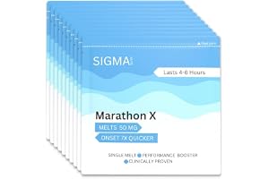 SIGMA GUYS EndureX Ultra Vitality Melts Helps Increase Performance & Strength For Men Lasts upto 6 Hours Pack of 12, strip