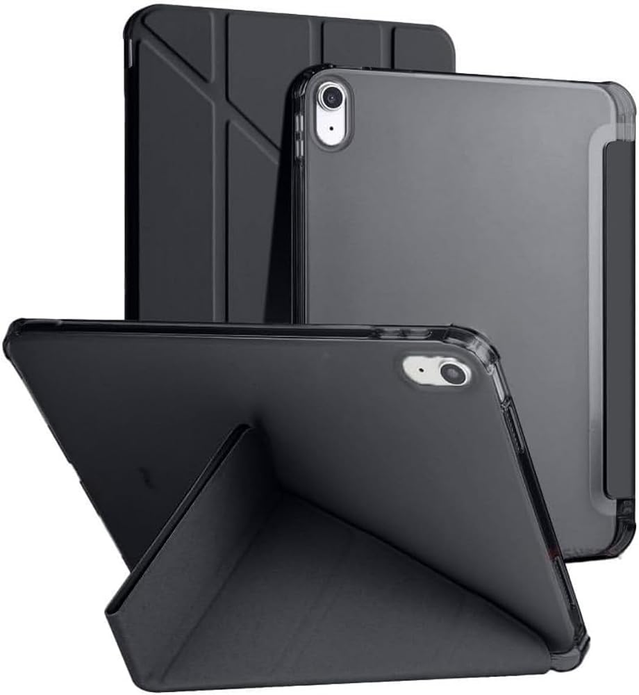 Galaxy Tab S10 Lite 10.9 İnç İle Uyumlu Kalemlikli, Uyku Modlu, Mıknatıslı, Üçgen Standlı, Darbeye Dayanıklı Kaplama Akıllı Kılıf (Siyah, Galaxy Tab S10 Lite 10.9 İnç)