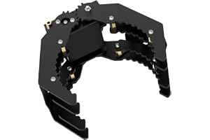 LewanSoul Mechanical Robot Claw Gripper Robotic Arm Smart Robot DIY Robot Building Accessory Replacement Parts (Black Mechanical Claw with Servo)