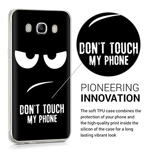 kwmobile Funda para Samsung Galaxy J5 2016 DUOS - Carcasa de TPU para m vil y dise o Don t Touch my Phone en Blanco Negro reviews kwmobile Funda para Samsung Galaxy J5 2016 DUOS - Carcasa de TPU para m vil y dise o Don t Touch my Phone en Blanco Negro