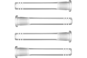 BMTICK Adaptateur diffuseur chimique à tige inférieure, 18 mm, 12 cm, pack de 4
