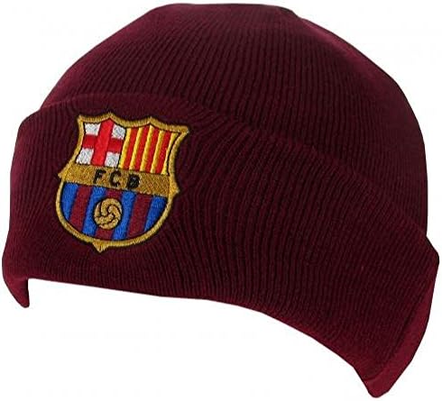 FC Barcelona Official Football Gift Knitted Hat - A Great Christmas / Birthday Gift Idea For Men And Boys