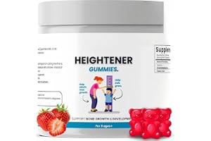 Heightener Gummies ，Natural Height Growth för barn, Sömntillväxt Gummies