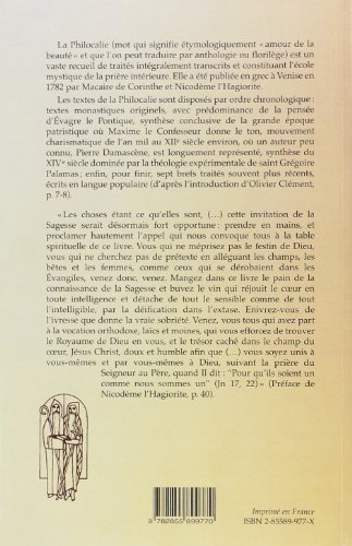 Book's Cover of Philocalie des Peres Neptiques T.A3