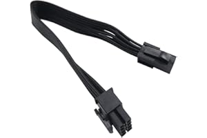 (Confezione da 2) COMeap ATX 4 Pin a CPU della scheda madre Convertitore a 8 pin Adattatore Estensione Cavo per Alimentazione elettrica con porta ATX a 4 pin da 9,5 pollici (24 cm)