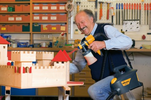 Wagner Kleinmengen Sprühaufsatz inkl. 250 ml Farbbehälter Zubehör HVLP Feinsprühsystem W 550,W 660 - 3