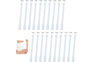 GXGM 20 Pezzi Applicatori Vaginali Monouso, Lubrificanti Personali Iniettore, Lubrificante Personale Applicatore, compatibile Supposte di acido lattico di Vagisan;menoelle