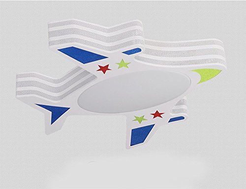 Preisvergleich Produktbild LighSCH Deckenleuchten Schlafzimmer Bett für Kinder Flugzeug Leuchten Beleuchtung Fernbedienung Größe 556 * 550 * 90mm Moderne Lampe