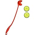 GRS Cricket Side Arm Ball Thrower Fast Ball Thrower and 2 Tennis Ball (Multicolor)