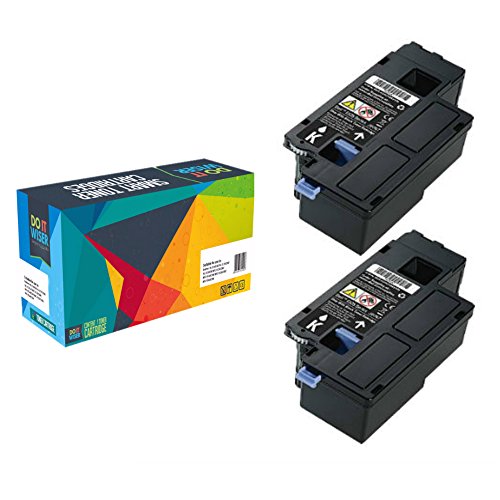 Do it Wiser ® Kompatibel Toner Hohe Kapazität für Dell E525w – 593-BBLN 593-BBLL 593-BBLZ 593-BBLV Kapazität: Schwarz 2000 Seiten – Farben 1400 Seiten (5er Packung) - 2