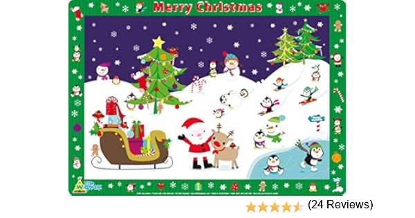 Traduci Buon Natale In Inglese.Little Wigwam Tovaglietta Americana Buon Natale Edizione Inglese Amazon It Giochi E Giocattoli