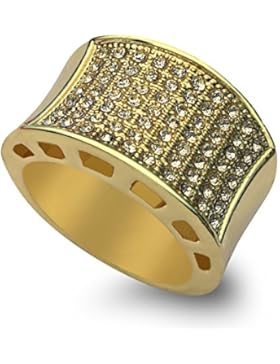 New 16K Gold vergoldet 19mm klar