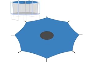 AZNEVER Couverture D'ombrage De Trampoline, Protection Trampoline, Toit Pare Soleil Pour Trampoline Housse, Accessoires Trampoline, Auvent De Trampoline Extérieur, Pour Aire De Jeux Extérieure(Multi - Taille)