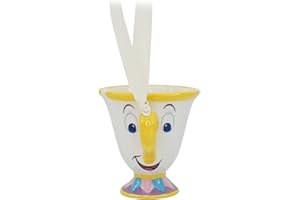 Half Moon Bay Decoración navidad Disney La Bella y la Bestia - Adornos navidad ideal arbol navidad - Navidad Disney - Figura Disney navidad - Licencia oficial