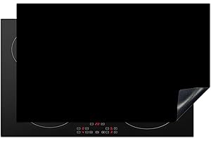 KitchenYeah© Cubre Vitrocerámica - Protector Vitroceramica Induccion 83x51 cm - Tapa Vitroceramica - Protector de Vitroceramica Negro - Macizo - Marca