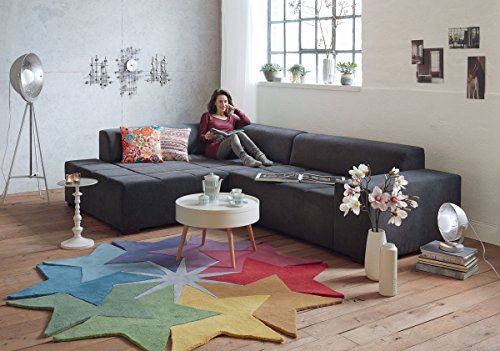 Wanduhr 3 Elemente individuell platzierbar analog Metall hochglanz modern silber - 7