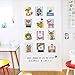 Produktbild AZLIXLH Animals Triumphs Bear Rabbit Wall Sticker Children Nursery Room Wall Flag Birthday Room Decoration Children Gift Alphabet Stickers