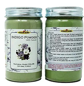 Khadi Indigo Powder By Eco Aurous (Pack of 2 (100g each))