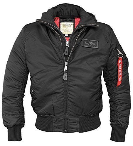 Alpha Industries D-Tec mA - 1 - Cazadora negro / negro L 